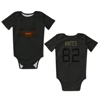 Black Cleveland Browns Brenden Bates   Service Newborn & Infant Bodysuit