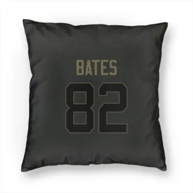 Black Cleveland Browns Brenden Bates   Service Pillow Cover (18 X 18)