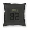 Black Cleveland Browns Brenden Bates   Service Pillow Cover (18 X 18)