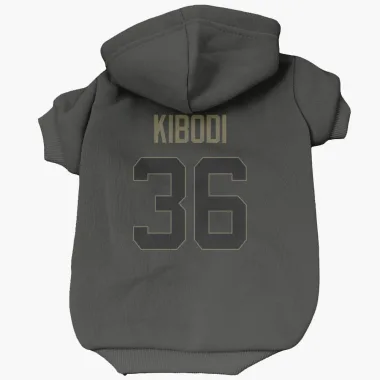 Black Cleveland Browns Jacob Kibodi   Service Dog & Cat Pet Hoodie