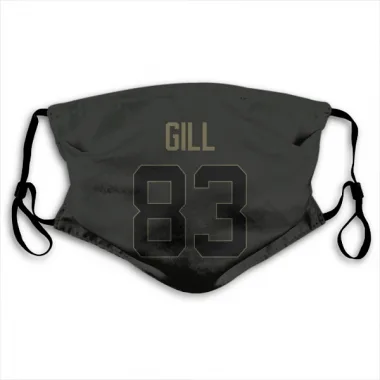 Black Cleveland Browns Jaelen Gill   Service Face Mask