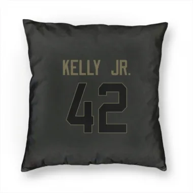 Black Cleveland Browns John Kelly Jr.   Service Pillow Cover (18 X 18)