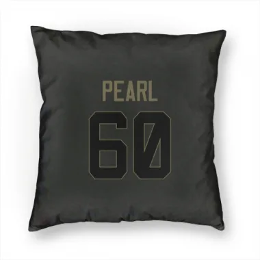 Black Cleveland Browns Julian Pearl   Service Pillow Cover (18 X 18)