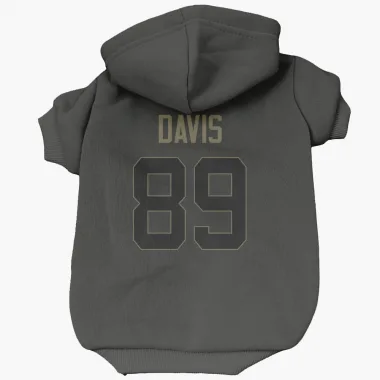 Black Cleveland Browns Kaden Davis   Service Dog & Cat Pet Hoodie