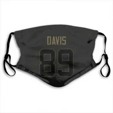 Black Cleveland Browns Kaden Davis   Service Face Mask