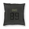 Black Cleveland Browns Kaden Davis   Service Pillow Cover (18 X 18)