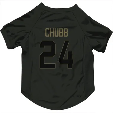 Black Cleveland Browns Nick Chubb   Service Dog & Cat Pet Jersey