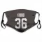 Brown Cleveland Browns Jacob Kibodi   Face Mask