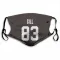 Brown Cleveland Browns Jaelen Gill   Face Mask