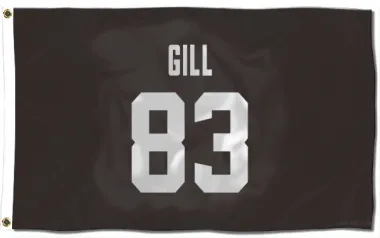 Brown Cleveland Browns Jaelen Gill   Flag (3 X 5)