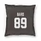 Brown Cleveland Browns Kaden Davis   Pillow Cover (18 X 18)