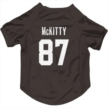 Brown Cleveland Browns Tre' McKitty   Dog & Cat Pet Jersey