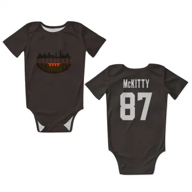 Brown Cleveland Browns Tre' McKitty   Newborn & Infant Bodysuit