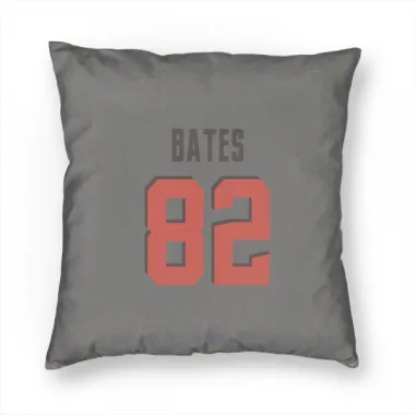 Gray Cleveland Browns Brenden Bates   Pillow Cover (18 X 18)