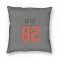 Gray Cleveland Browns Brenden Bates   Pillow Cover (18 X 18)