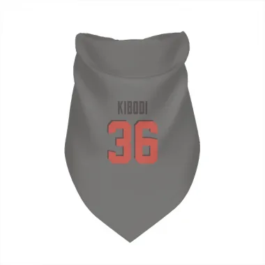 Gray Cleveland Browns Jacob Kibodi   Dog & Cat Pet Bandana