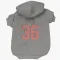 Gray Cleveland Browns Jacob Kibodi   Dog & Cat Pet Hoodie