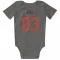 Gray Cleveland Browns Jaelen Gill   Newborn & Infant Bodysuit