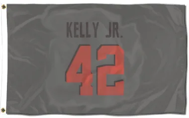 Gray Cleveland Browns John Kelly Jr.   Flag (3 X 5)