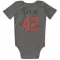 Gray Cleveland Browns John Kelly Jr.   Newborn & Infant Bodysuit