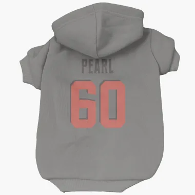 Gray Cleveland Browns Julian Pearl   Dog & Cat Pet Hoodie