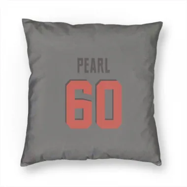 Gray Cleveland Browns Julian Pearl   Pillow Cover (18 X 18)