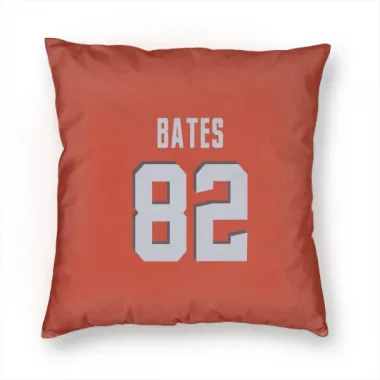 Orange Cleveland Browns Brenden Bates   Pillow Cover (18 X 18)