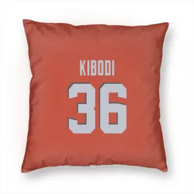 Orange Cleveland Browns Jacob Kibodi   Pillow Cover (18 X 18)