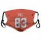 Orange Cleveland Browns Jaelen Gill   Face Mask