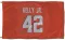 Orange Cleveland Browns John Kelly Jr.   Flag (3 X 5)