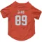 Orange Cleveland Browns Kaden Davis   Dog & Cat Pet Jersey