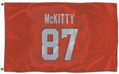 Orange Cleveland Browns Tre' McKitty   Flag (3 X 5)