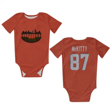 Orange Cleveland Browns Tre' McKitty   Newborn & Infant Bodysuit