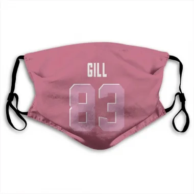 Pink Cleveland Browns Jaelen Gill   Face Mask