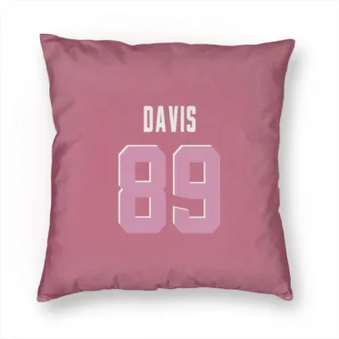 Pink Cleveland Browns Kaden Davis   Pillow Cover (18 X 18)