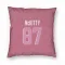 Pink Cleveland Browns Tre' McKitty   Pillow Cover (18 X 18)