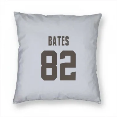 White Cleveland Browns Brenden Bates   Pillow Cover (18 X 18)