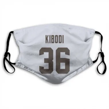 White Cleveland Browns Jacob Kibodi   Face Mask