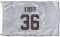 White Cleveland Browns Jacob Kibodi   Flag (3 X 5)