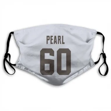 White Cleveland Browns Julian Pearl   Face Mask