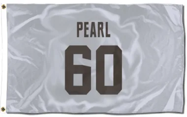 White Cleveland Browns Julian Pearl   Flag (3 X 5)