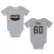 White Cleveland Browns Julian Pearl   Newborn & Infant Bodysuit