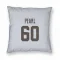 White Cleveland Browns Julian Pearl   Pillow Cover (18 X 18)