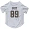 White Cleveland Browns Kaden Davis   Dog & Cat Pet Jersey